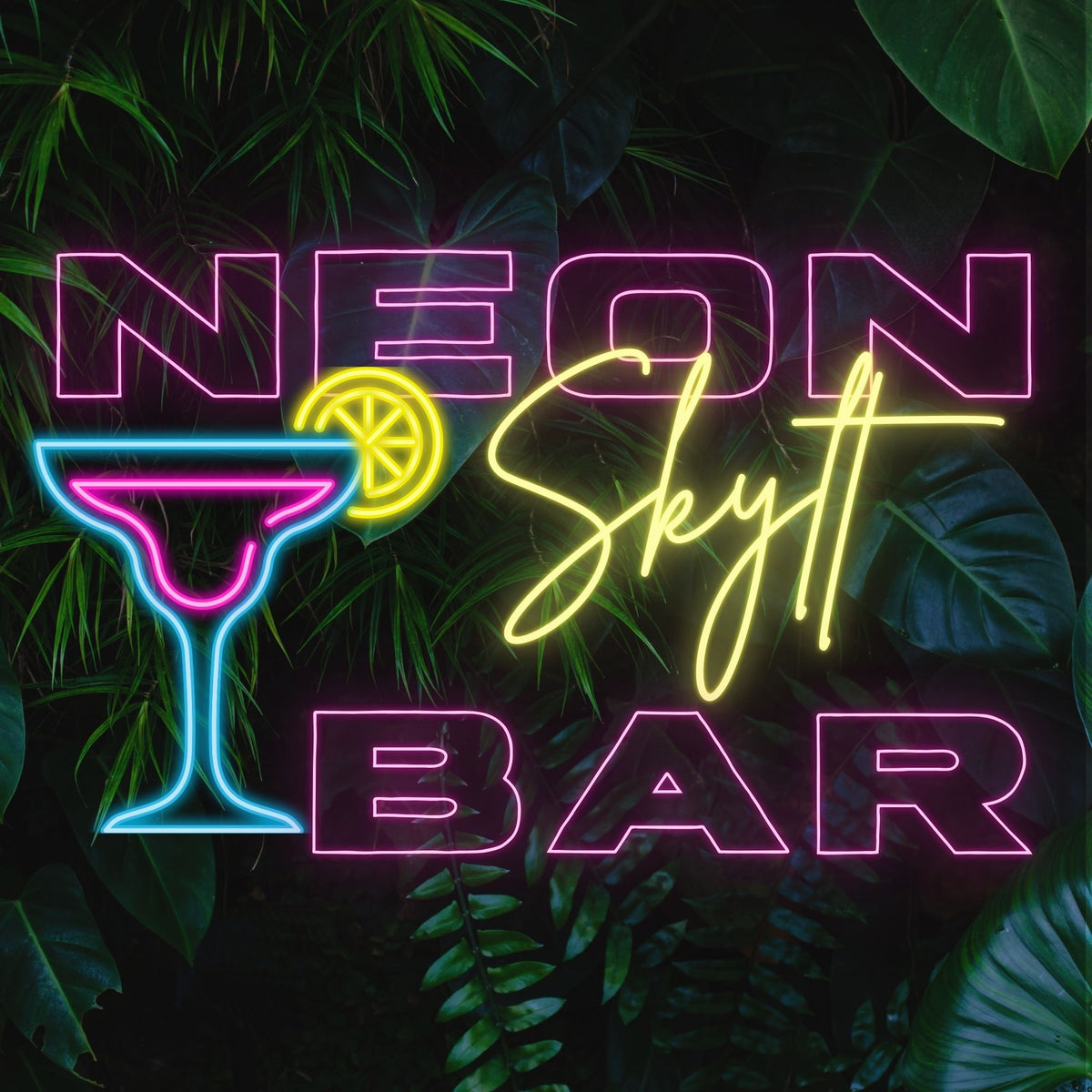 Oma baarin neon­kyltti – luomme baarillesi sopivan suunnitelman!