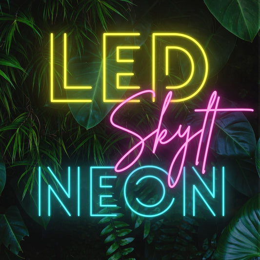 Tee oma neon­kylttisi – toiveidesi mukaan valmistettu LED-neon­kyltti