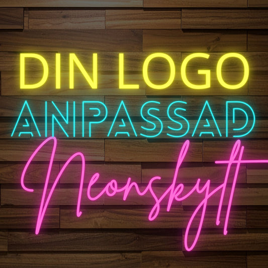 Tee oma suunniteltu neon­kylttisi – lähetä logosi ja saat tarjouksen henkilökohtaisesta neon­kyltistäsi