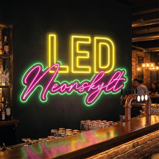 Ensiluokkaiset LED-neon­kyltit