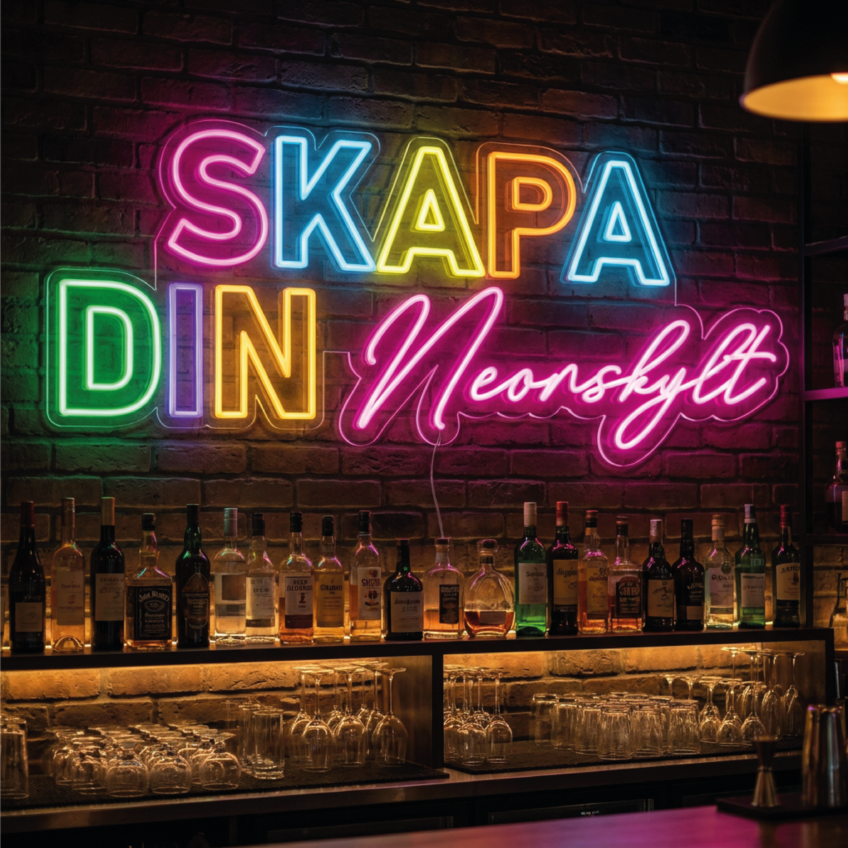 Luo neon­kylttisi – logosi tai tekstisi neonina
